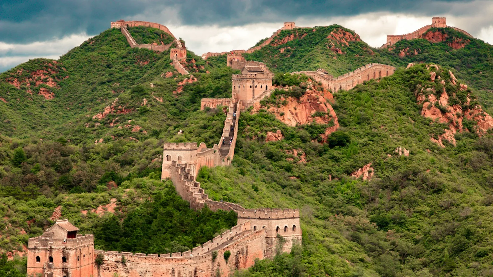 Grande Muraille de Chine en plein jour