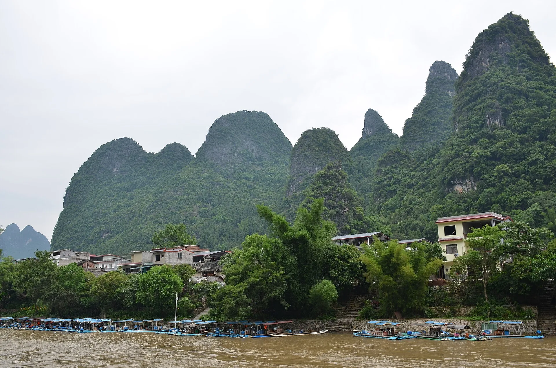 Jour 2 : croisière sur la rivière Li vers Yangshuo