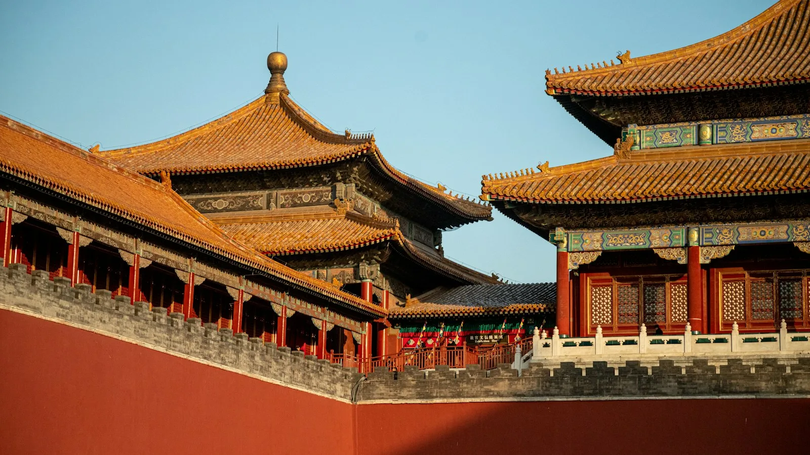 Les toits de la Cité interdite à Pékin vus depuis la colline de Jingshan
